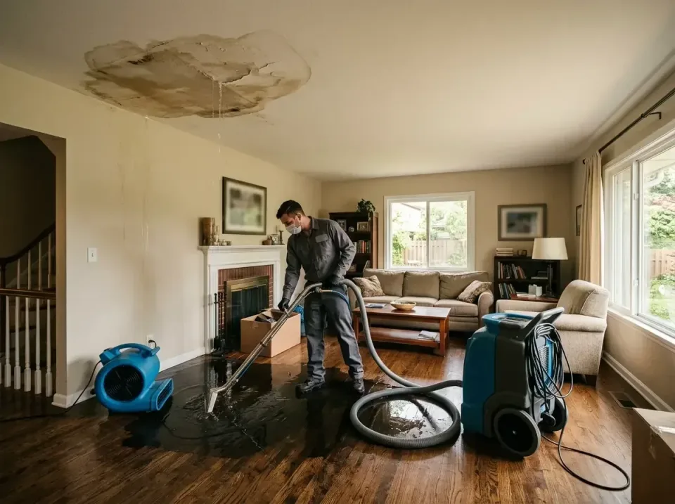 attic-pipe-burst-ceiling-drip-008 — frequently asked questions, Water Damage Restoration & Carpet Care in North Bend, WA